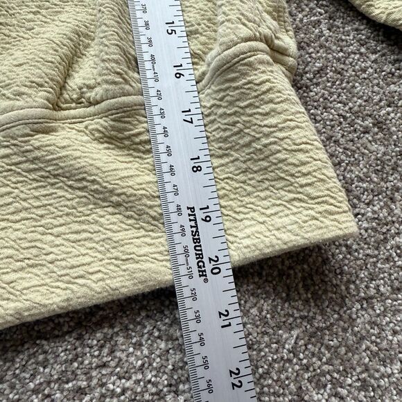 LULULEMON TEXTURED CREWNECK PULLOVER SWEATER DEW GREEN SHIRT WOMENS 12 - Picture 7 of 8